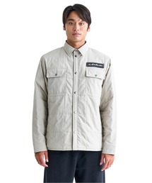 Quiksilver（クイックシルバー）の「QS SHIRTS JKT/クイックシルバーキルティングナイロンシャツジャケット（ブルゾン）」