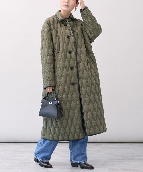 セール】TICCA（ティッカ） リバーシブルキルティングロングコート