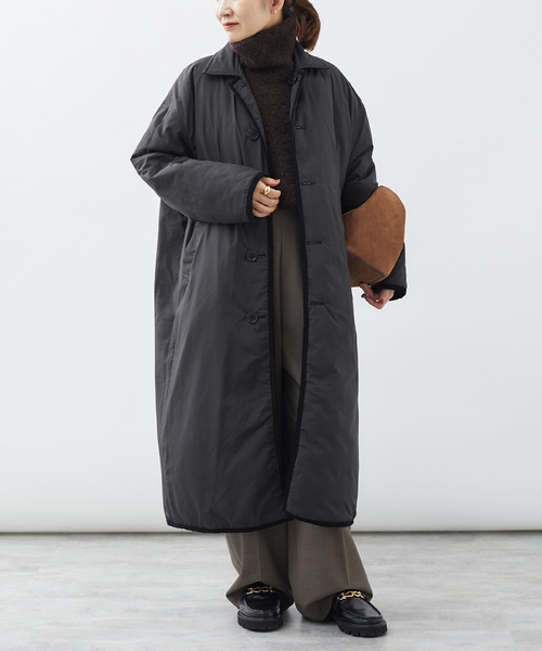 セール】TICCA（ティッカ） リバーシブルキルティングロングコート