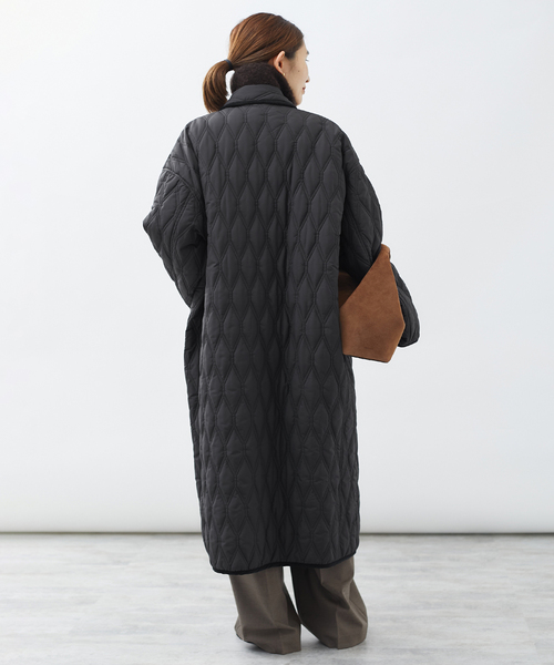 セール】TICCA（ティッカ） リバーシブルキルティングロングコート