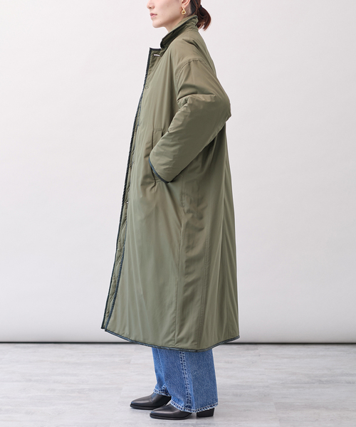 セール】TICCA（ティッカ） リバーシブルキルティングロングコート