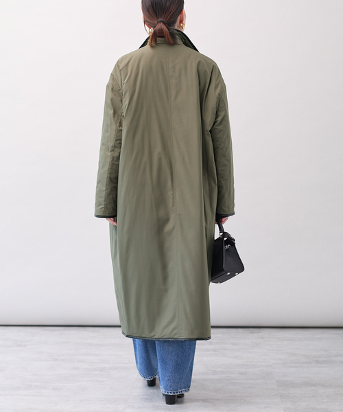 セール】TICCA（ティッカ） リバーシブルキルティングロングコート