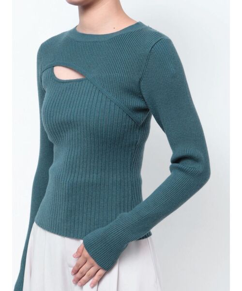 RESEXXY(リゼクシー)の「バストあきニットトップス(ニット/セーター・レディース・ブラック/ブルー/ホワイト・FREE)」の20枚目の写真