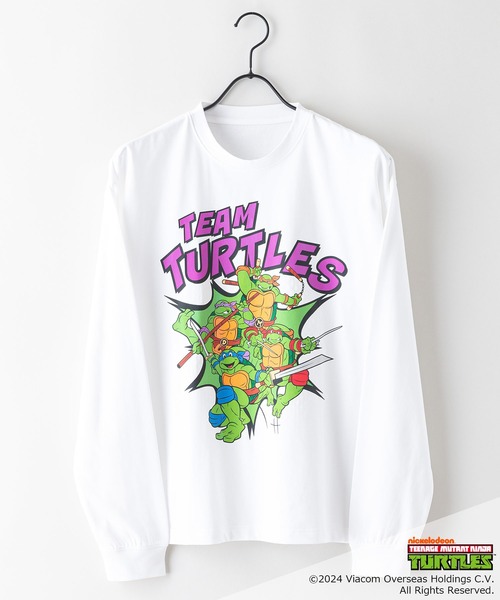 JEANS MATE（ジーンズメイト）の「【ミュータント タートルズ】ニンジャタートルズ プリントロンT（Tシャツ/カットソー・メンズ・ホワイト/スミクロ/オフホワイト/ブラック・X-LARGE/LARGE/MEDIUM）」の5枚目の写真