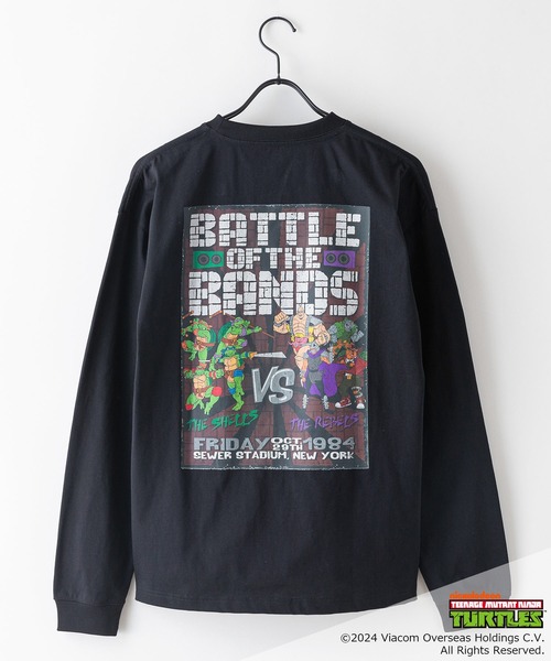 JEANS MATE（ジーンズメイト）の「【ミュータント タートルズ】ニンジャタートルズ プリントロンT（Tシャツ/カットソー・メンズ・ホワイト/スミクロ/オフホワイト/ブラック・X-LARGE/LARGE/MEDIUM）」の17枚目の写真