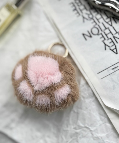 NOLITA / ノリータ 】ネコの手 ふわふわ もこもこ マスコット バッグ