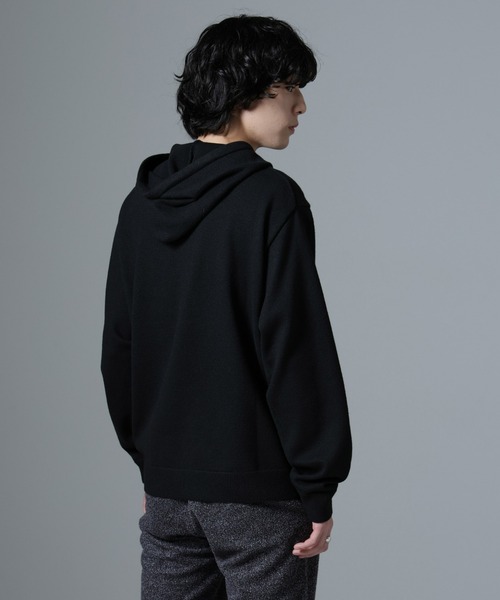 セール】天竺編みニットパーカー（ニット/セーター）｜NANO universe