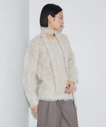 Firsthand/ファーストハンド タイ付きシャギーニット