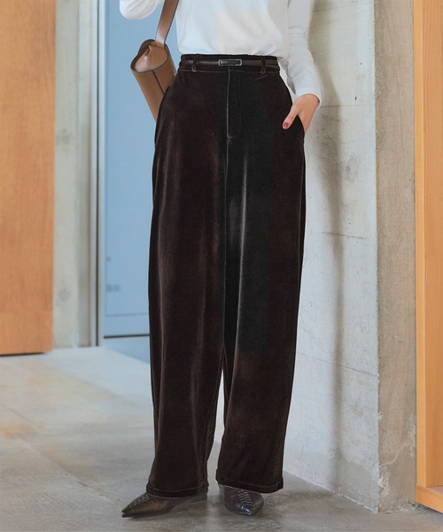 Mee Haazページ 【厳選した人気の曲がりロベ260㎝超え⤴︎】 選べるサイズ カーブすぎないベロアカーブパンツ（その他パンツ