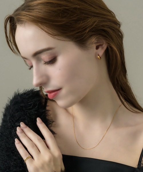 muku（ムク）の「PIERCE/DROP HOOP（ピアス（両耳用）・レディース・ゴールド/シルバー・FREE）」の8枚目の写真
