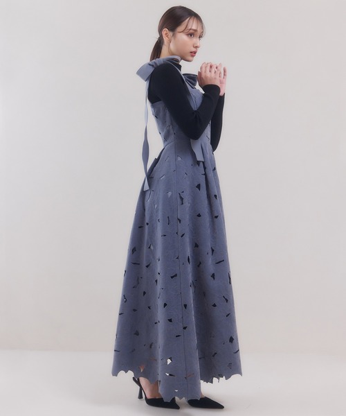 セール】ベロアカットワークワンピース（ワンピース）｜EIMY ISTOIRE