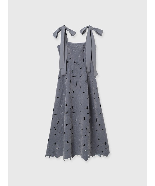 セール】ベロアカットワークワンピース（ワンピース）｜EIMY