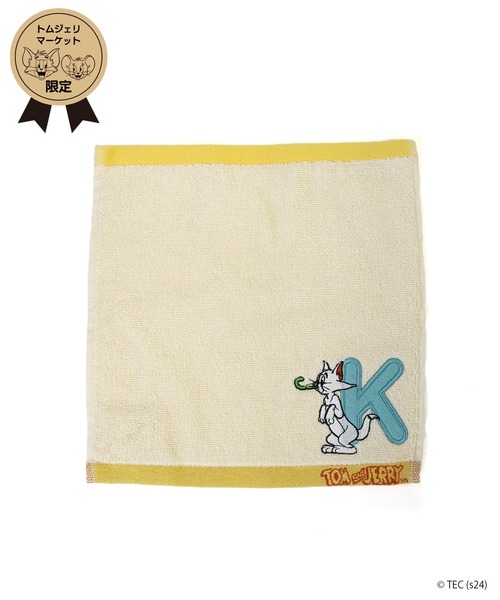 Tom＆Jerry（トムアンドジェリー）の「【公式】TOM and JERRY　イニシャルハンドタオル（タオル・レディース・A/H/K/M/N/R/S/Y・FREE）」の3枚目の写真