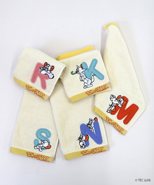 Tom＆Jerry（トムアンドジェリー）の「【公式】TOM and JERRY　イニシャルハンドタオル（タオル・レディース・A/H/K/M/N/R/S/Y・FREE）」の12枚目の写真