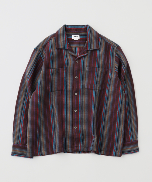 OBEY カーディガン ニット セーター モヘアカーディガン OBEY オベイ