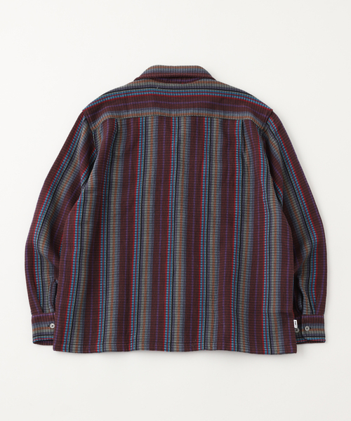 OBEY(オベイ)の「OBEY / オベイ WANDERER WOVEN(シャツ/ブラウス・メンズ・ボルドー・MEDIUM/LARGE)」の2枚目の写真