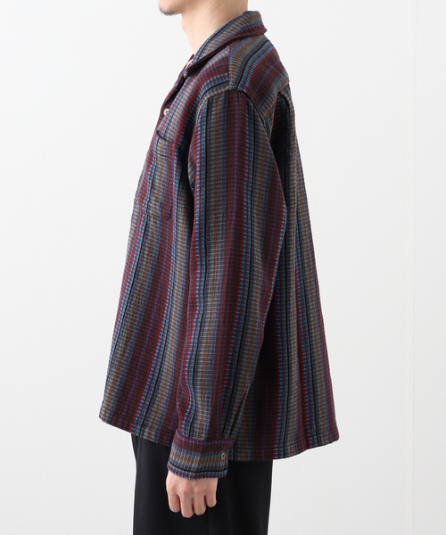 OBEY(オベイ)の「OBEY / オベイ WANDERER WOVEN(シャツ/ブラウス・メンズ・ボルドー・MEDIUM/LARGE)」の7枚目の写真