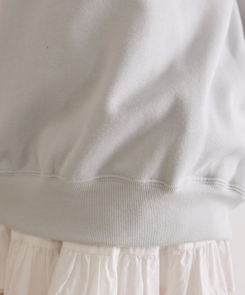 OLIVE des OLIVE（オリーブデオリーブ）の「【SNSで話題/裏起毛】おめかしネコスウェット（スウェット・レディース・オフホワイト/サックスブルー/スミクロ/ピンク・FREE）」の13枚目の写真