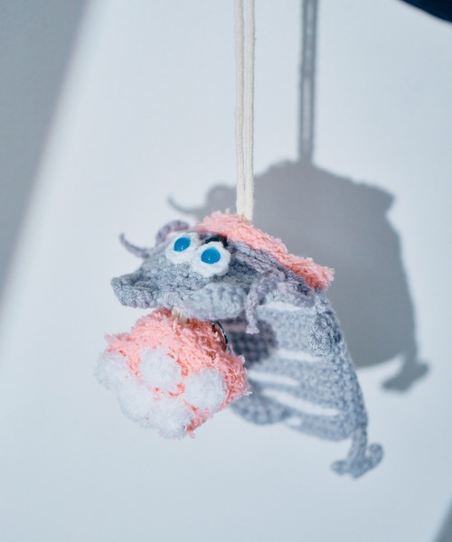 macaroni edge（マカロニエッジ）の「〈macaroni edge/マカロニエッジ〉毛糸のマスコット キーケース ネコ（キーケース/キーアクセサリー・レディース・ブラウン/グレー/ブラック・ONE SIZE）」の19枚目の写真