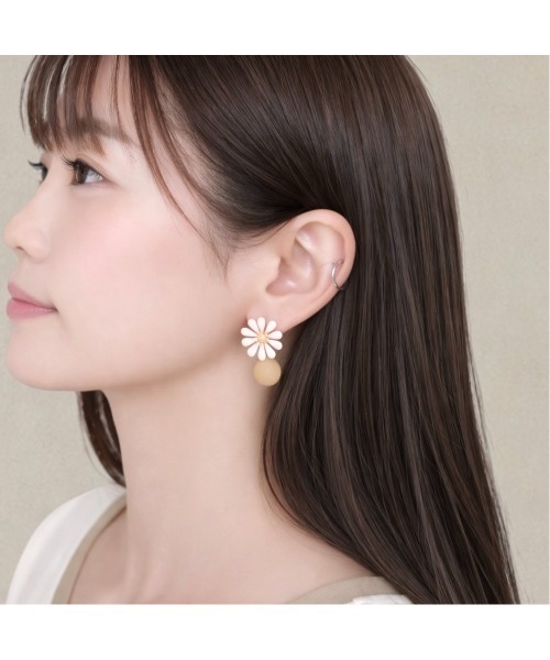 tone(トーン)の「【Agaro】No.263p フラワー 天然石 ピアスアレルギー対応 サージカルステンレス(MA)(ピアス(両耳用)・レディース・その他3/イエロー/ブラック/グリーン/その他5/その他6/その他2/ブラウン/その他7/その他8/その他9/その他10/その他11/その他12/その他13/その他14・FREE)」の14枚目の写真