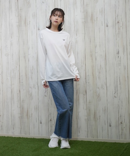 tシャツ ROXY/ロキシー 長袖ラッシュガード/着るUVケア/水陸両用 RLY251036 レディース ROXY/ロキシー 長袖ラッシュガード/着るUVケア/水陸両用