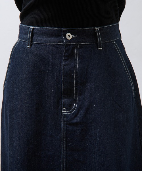 COLONY 2139（コロニートゥーワンスリーナイン）の「デニムフレアスカート（デニムスカート・レディース・サックスブルー/ネイビー・S/M）」の8枚目の写真