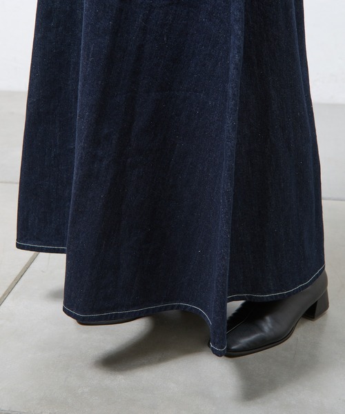 COLONY 2139（コロニートゥーワンスリーナイン）の「デニムフレアスカート（デニムスカート・レディース・サックスブルー/ネイビー・S/M）」の13枚目の写真