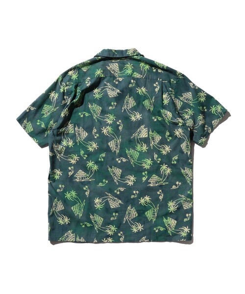 BEAMS PLUS（ビームスプラス）の「バティック プリント オープンカラー シャツ（シャツ/ブラウス・メンズ・オレンジ/グリーン・S/L/M/XL）」の17枚目の写真