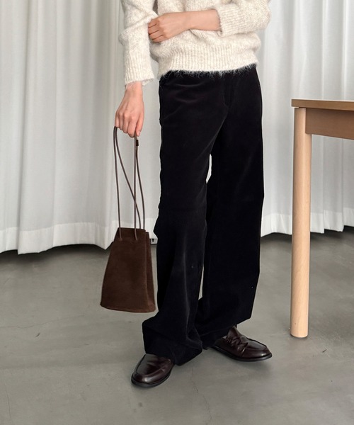 CANAL JEAN スエードミニ巾着バッグ キャナルジーン CANAL JEAN diggity スエードミニ巾着バッグ