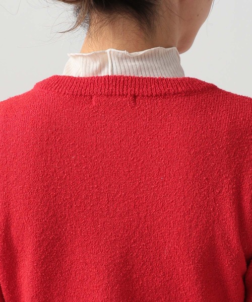 BAYFLOW（ベイフロー）の「[セットアイテム]2Pレイヤードニット（ニット/セーター・レディース・レッド/ネイビー・FREE）」の15枚目の写真
