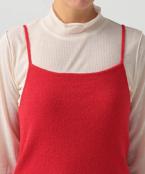 BAYFLOW（ベイフロー）の「[セットアイテム]2Pレイヤードニット（ニット/セーター・レディース・レッド/ネイビー・FREE）」の7枚目の写真