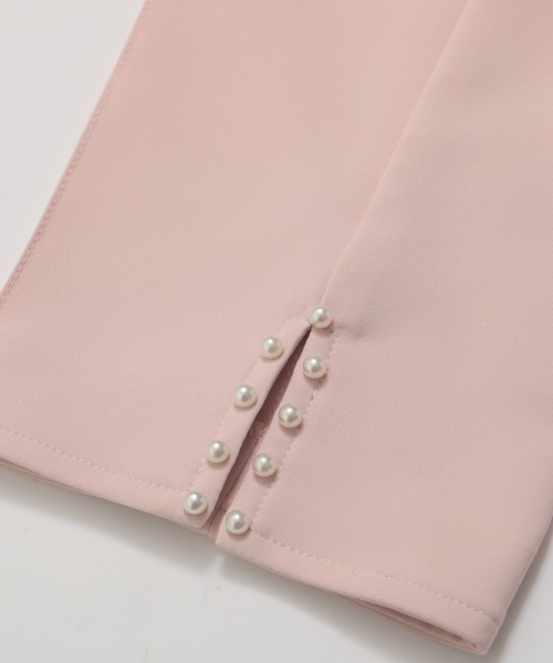 新品未使用品 フィットモアパールスリットテーパードパンツ Fit more パンツ パールスリットテーパードパンツ レディース