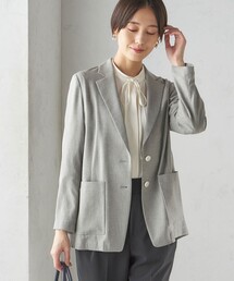 COOL DOTS＞ツイルプリントテーラードジャケット（セットアップ