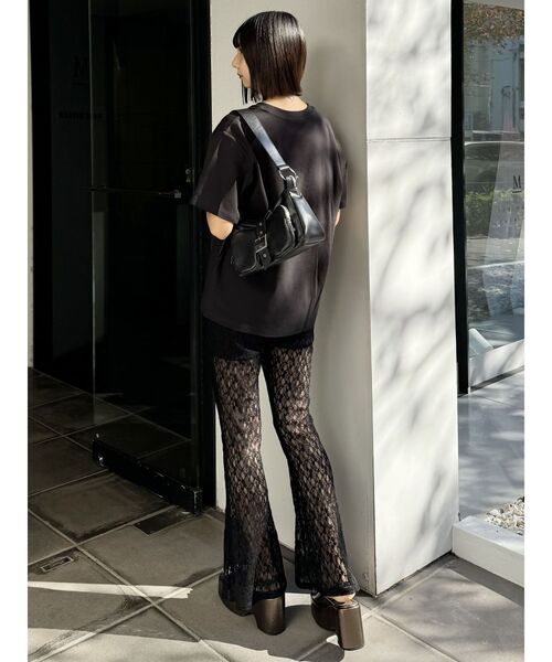 MURUA(ムルーア)の「レースフレアパンツ(その他パンツ・レディース・ホワイト/ブラック・FREE)」の11枚目の写真