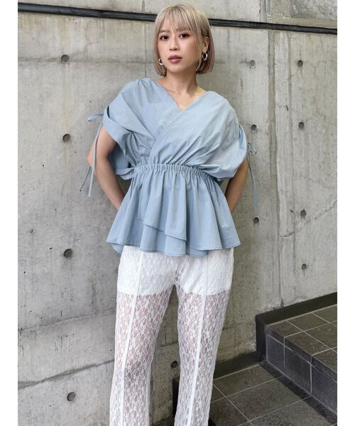 MURUA(ムルーア)の「レースフレアパンツ(その他パンツ・レディース・ホワイト/ブラック・FREE)」の20枚目の写真