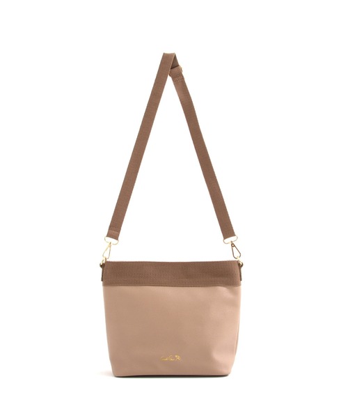 Arnold Palmer（アーノルドパーマー）の「フェイクレザー ショルダーバッグ（ショルダーバッグ・レディース・ベージュ/ブラック・F）」の4枚目の写真