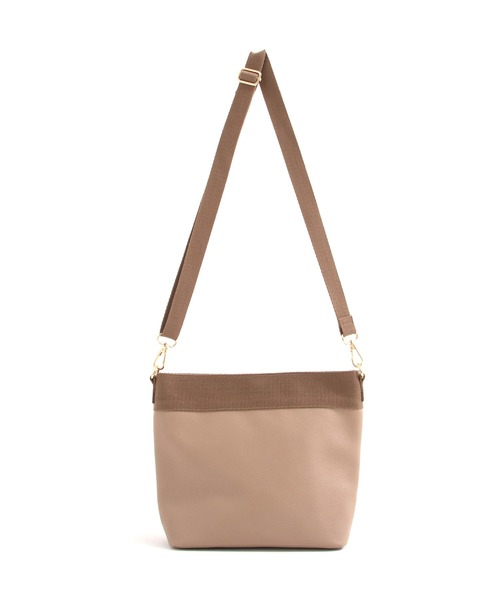 Arnold Palmer（アーノルドパーマー）の「フェイクレザー ショルダーバッグ（ショルダーバッグ・レディース・ベージュ/ブラック・F）」の5枚目の写真