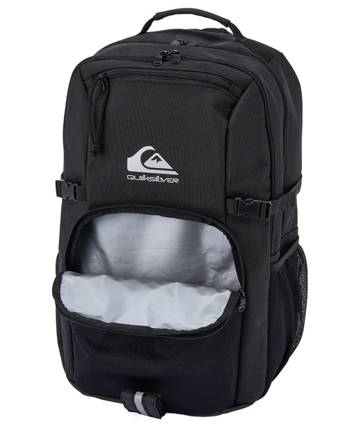 Quiksilver(クイックシルバー)の「HARD CANVAS BY THE S /クイックシルバーロゴバックパック・リュック(バックパック/リュック・メンズ・ブラック・FREE)」の4枚目の写真