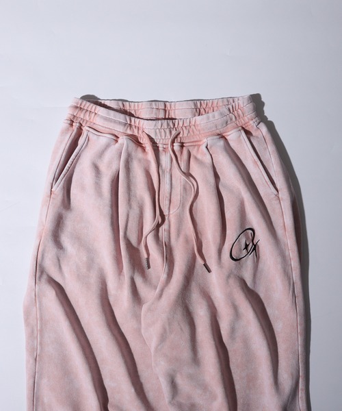 bike star(バイクスター)の「Grunge double-tuck sweatpants / グランジ加工ダブルタックス スウェットパンツ unisex(スウェットパンツ・メンズ・オフホワイト/ブラウン/チャコール/ピンク・M/L)」の6枚目の写真