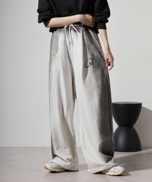 bike star(バイクスター)の「Grunge double-tuck sweatpants / グランジ加工ダブルタックス スウェットパンツ unisex(スウェットパンツ・メンズ・オフホワイト/ブラウン/チャコール/ピンク・M/L)」の16枚目の写真