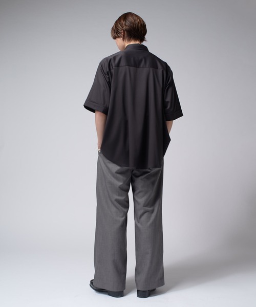 Lui's（ルイス）の「バンブーレーヨンエアリーシャツ（シャツ/ブラウス・メンズ・チャコールグレー/ブラック/ホワイト・FREE）」の19枚目の写真