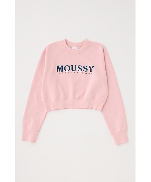 MOUSSY（マウジー）の「MOUSSY TWILL APPLIQUE プルオーバー（スウェット・レディース・ブラック/ライトブルー/杢グレー・FREE）」の17枚目の写真