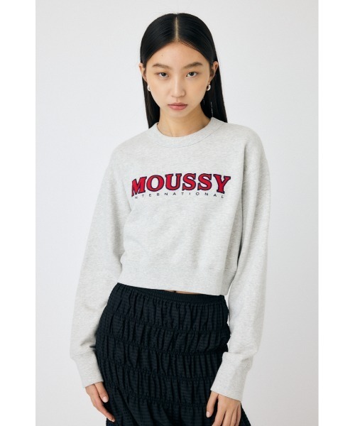 MOUSSY スウェット MOUSSY トレーナー スウェット 「ライトブラック ZOZO限定カラー