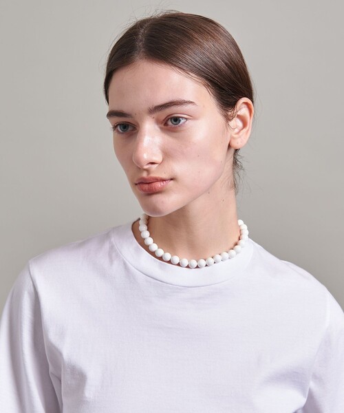 LOEFF（ロエフ）の「【別注】＜Haute Joaillerie AKIO MORI＞オニキス ネックレス（ネックレス・レディース・ホワイト・FREE）」の3枚目の写真