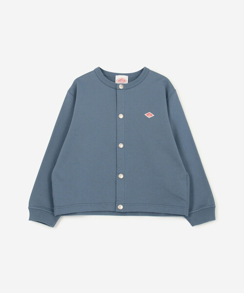 DANTON | キッズ コットン クルーネックカーディガン