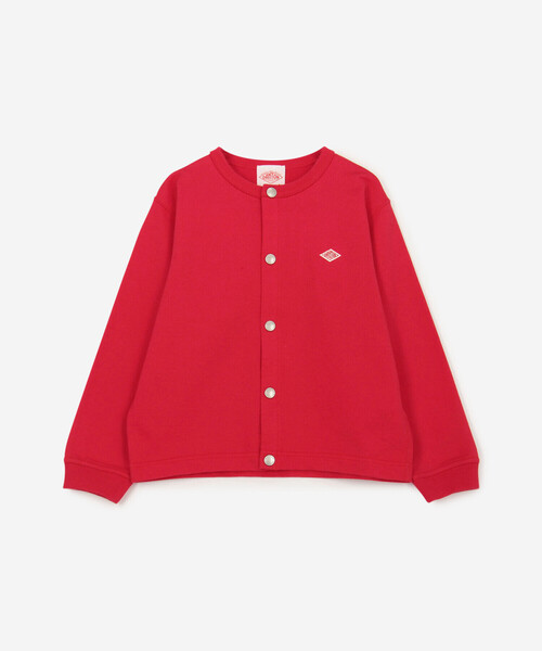 DANTON | キッズ コットン クルーネックカーディガン