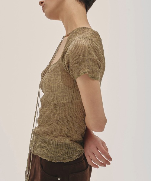 TODAYFUL（トゥデイフル）の「TODAYFUL 2way Sheer Knittops