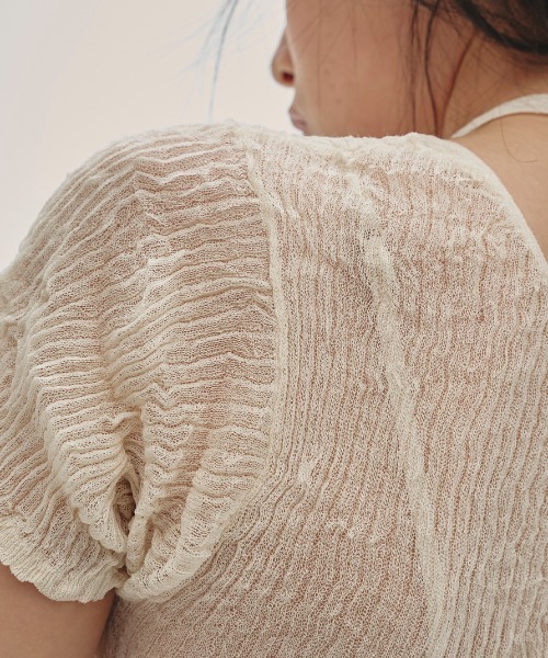TODAYFUL（トゥデイフル）の「TODAYFUL 2way Sheer Knittops（ニット