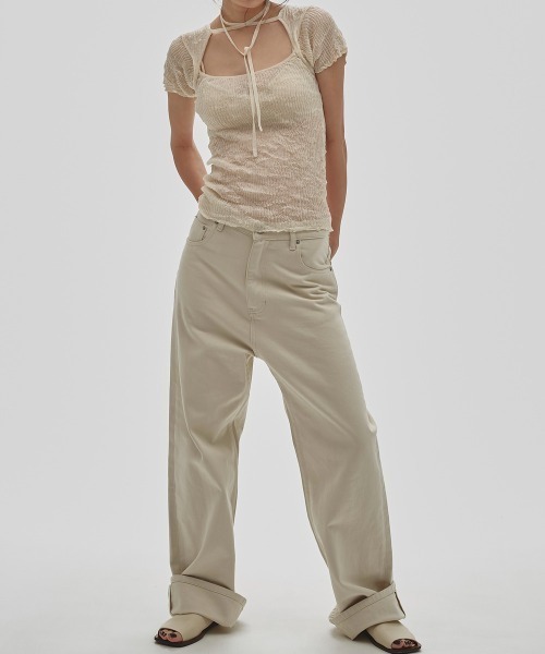 トップス 2way Sheer Knittops TODAYFUL トゥデイフル 2way Sheer Knittops 即納 : RAPTURE