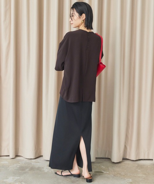 リブロングタイトスカート（スカート）｜DOUX ARCHIVES（ドゥ